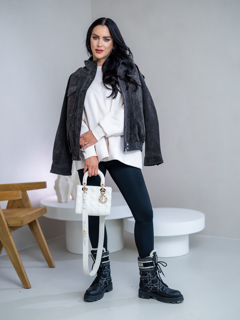 NADROZMERNÁ MIKINA “HEAVEN” - HLADKÁ