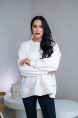 NADROZMERNÁ MIKINA “HEAVEN” - HLADKÁ