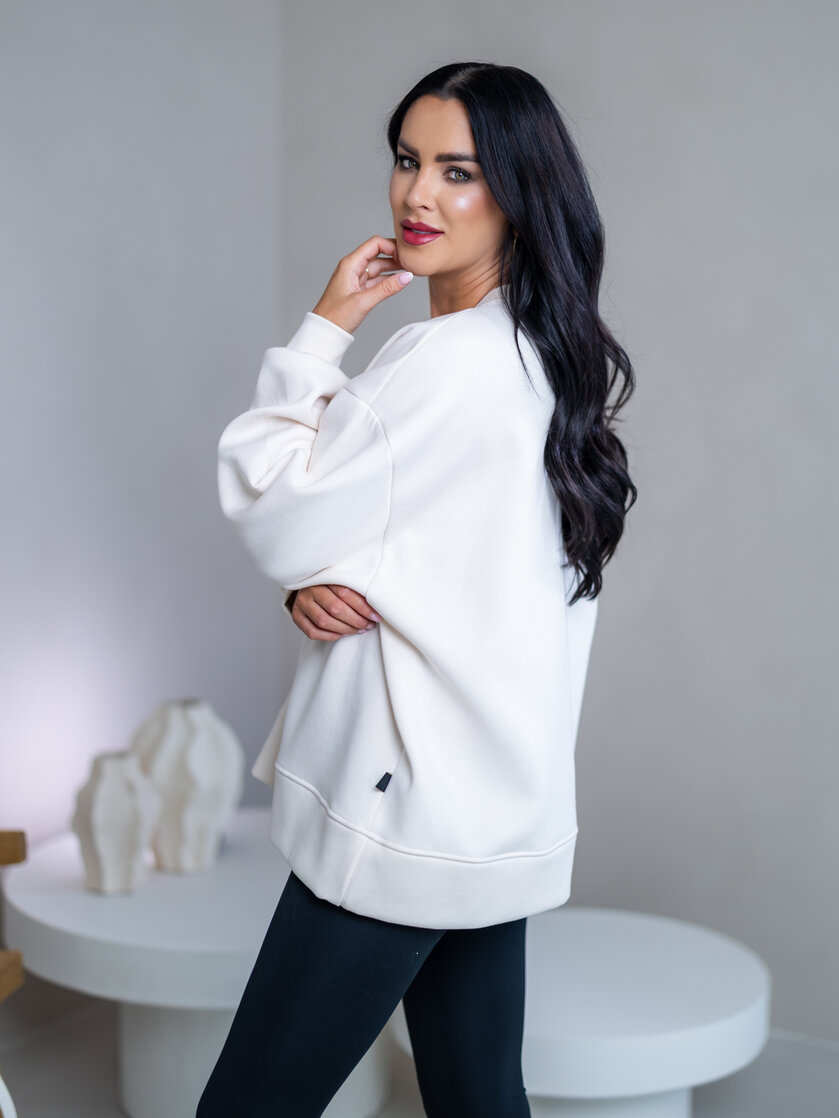 NADROZMERNÁ MIKINA “HEAVEN” - HLADKÁ