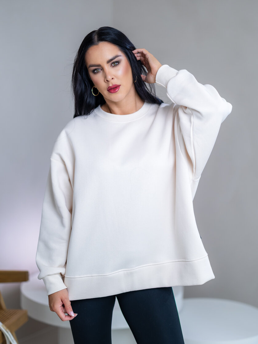 NADROZMERNÁ MIKINA “HEAVEN” - HLADKÁ