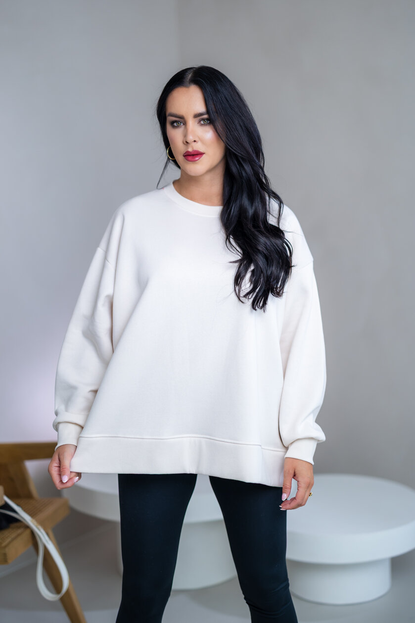 NADROZMERNÁ MIKINA “HEAVEN” - HLADKÁ