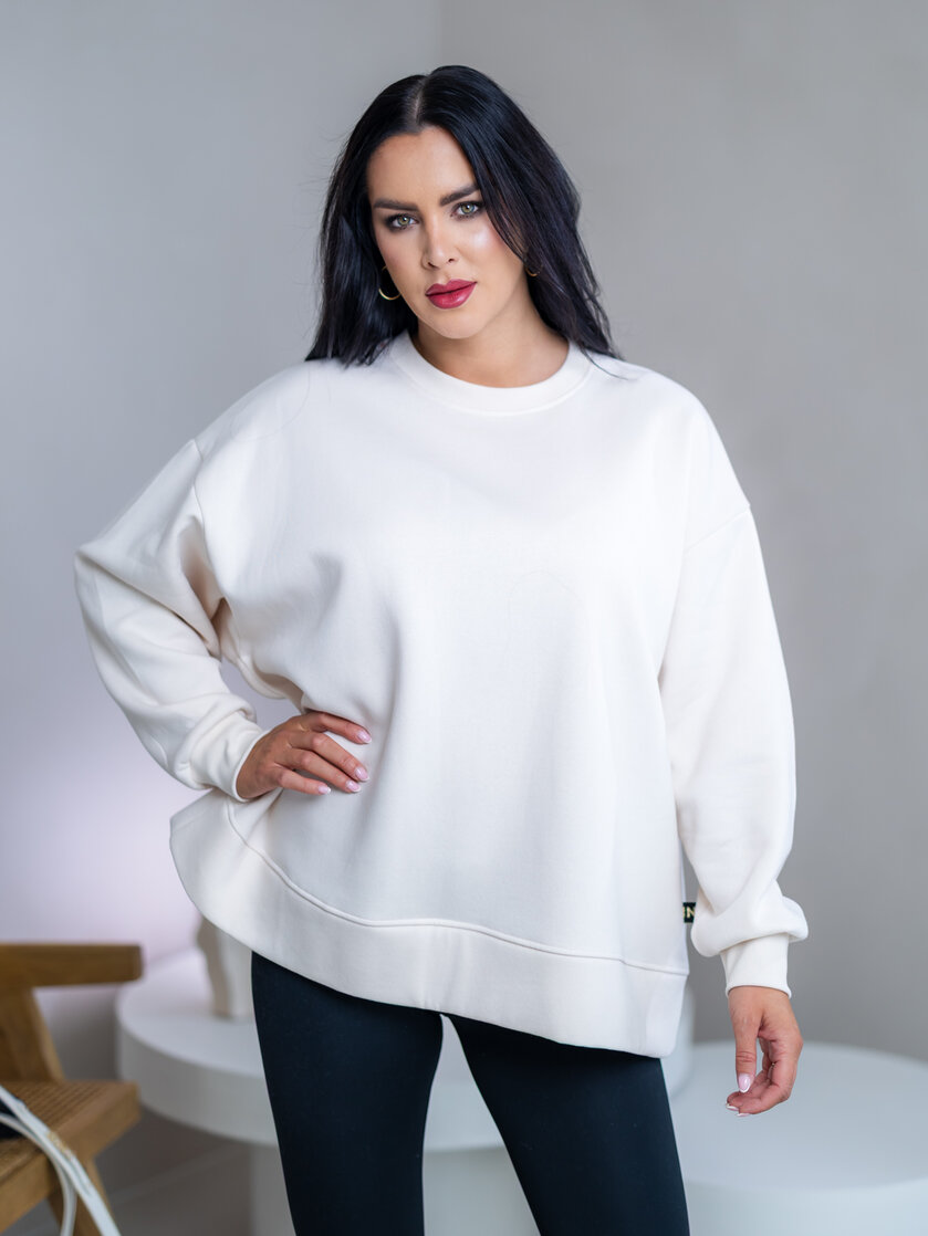 NADROZMERNÁ MIKINA “HEAVEN” - HLADKÁ