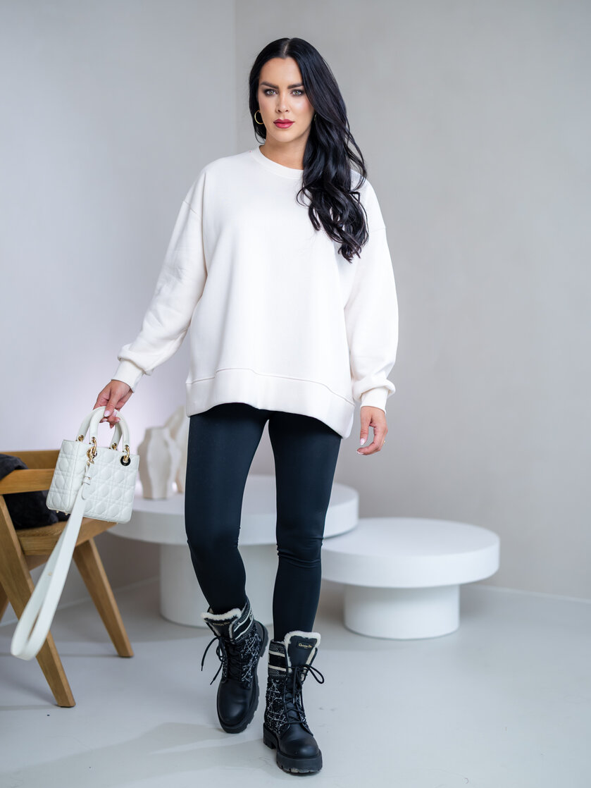 NADROZMERNÁ MIKINA “HEAVEN” - HLADKÁ