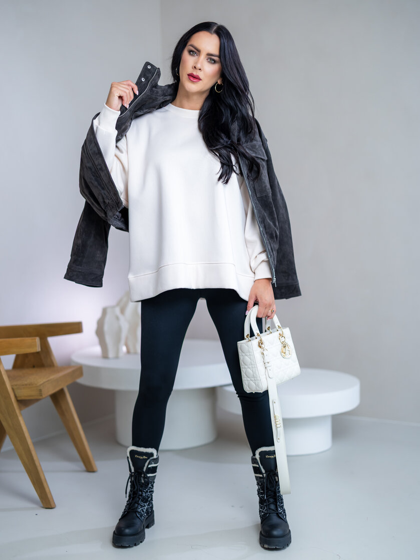 NADROZMERNÁ MIKINA “HEAVEN” - HLADKÁ