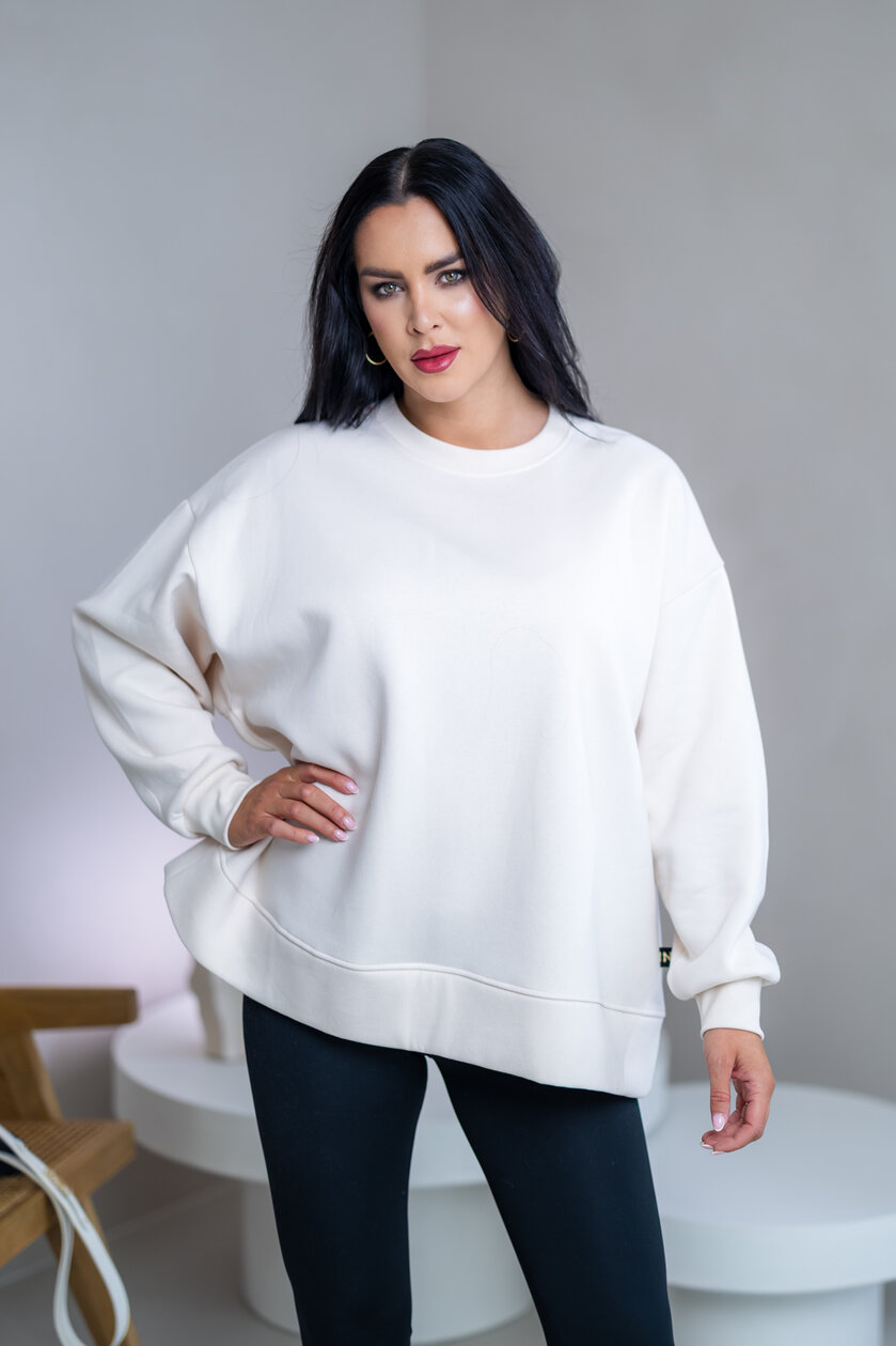 NADROZMERNÁ MIKINA “HEAVEN” - HLADKÁ