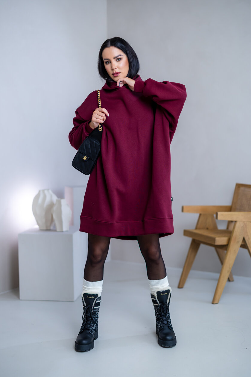 NADROZMERNÉ MIKINOŠATY “HEAVEN” S KAPUCŇOU