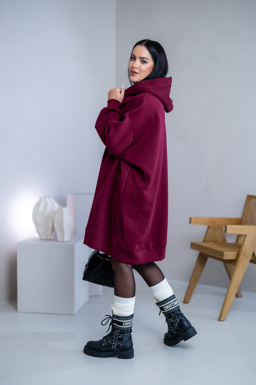 NADROZMERNÉ MIKINOŠATY “HEAVEN” S KAPUCŇOU