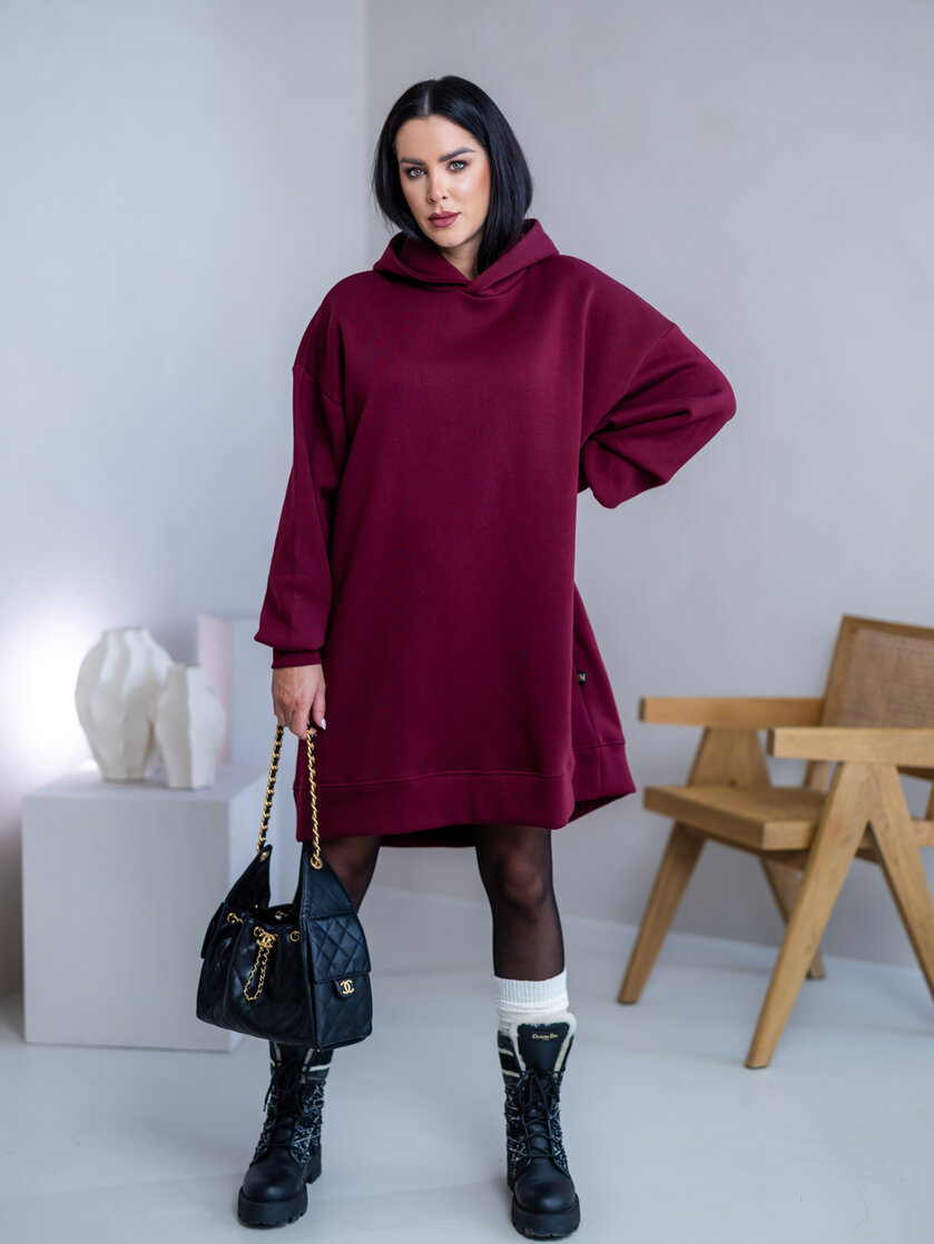 NADROZMERNÉ MIKINOŠATY “HEAVEN” S KAPUCŇOU