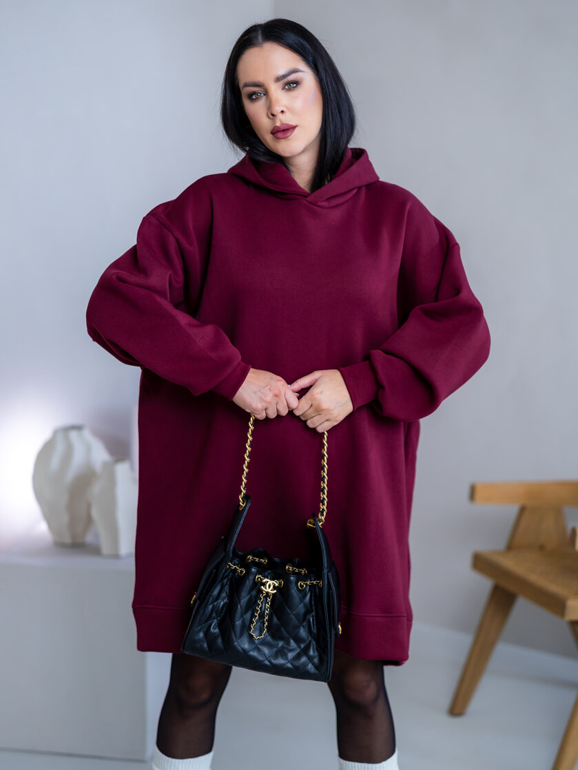 NADROZMERNÉ MIKINOŠATY “HEAVEN” S KAPUCŇOU