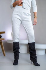 NOHAVICE “MARY” HLADKÉ, 10 CM PÁS