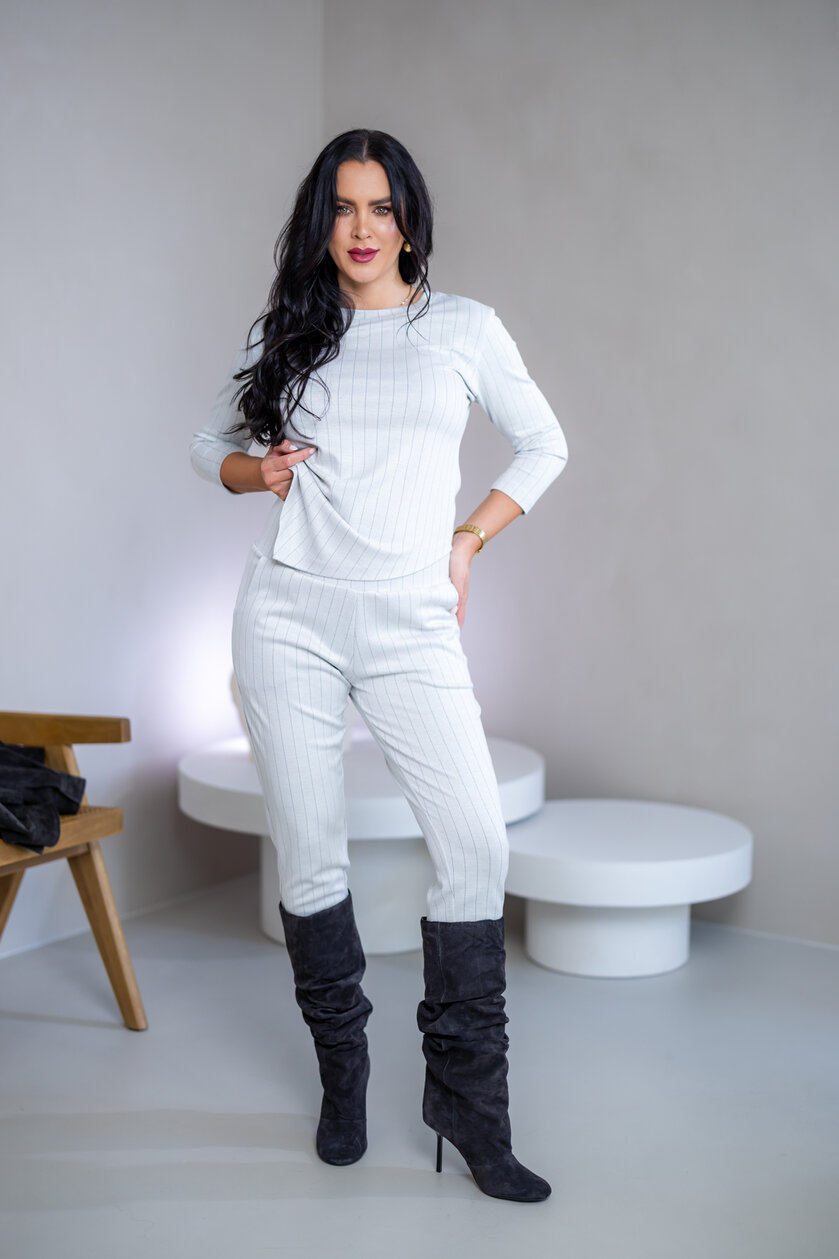 NOHAVICE “MARY” HLADKÉ, 10 CM PÁS