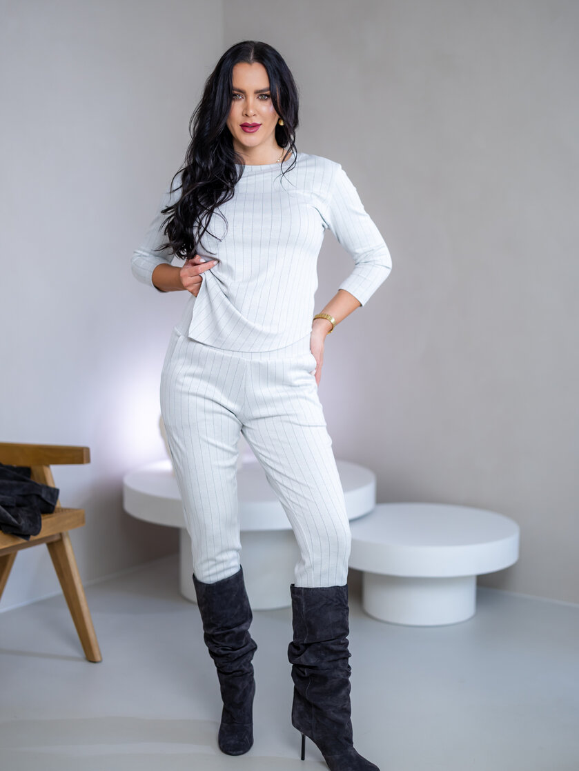 NOHAVICE “MARY” HLADKÉ, 10 CM PÁS