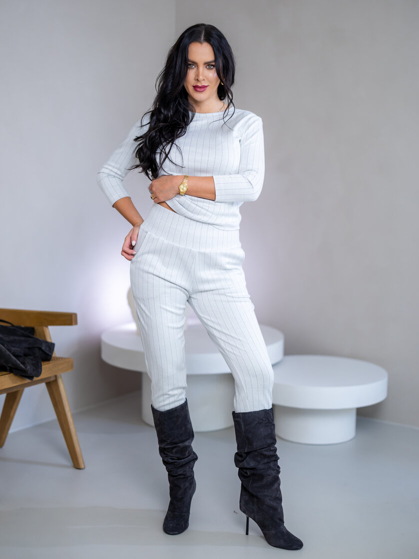 NOHAVICE “MARY” HLADKÉ, 10 CM PÁS