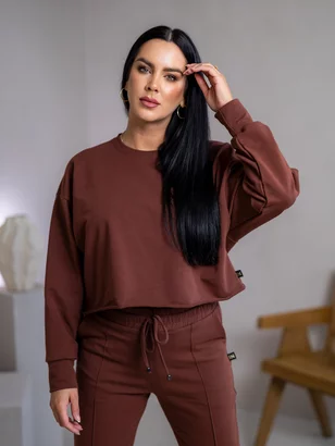 OVERSIZE MIKINA “ARIANNA“ BEZ DOLNÉHO PATENTU