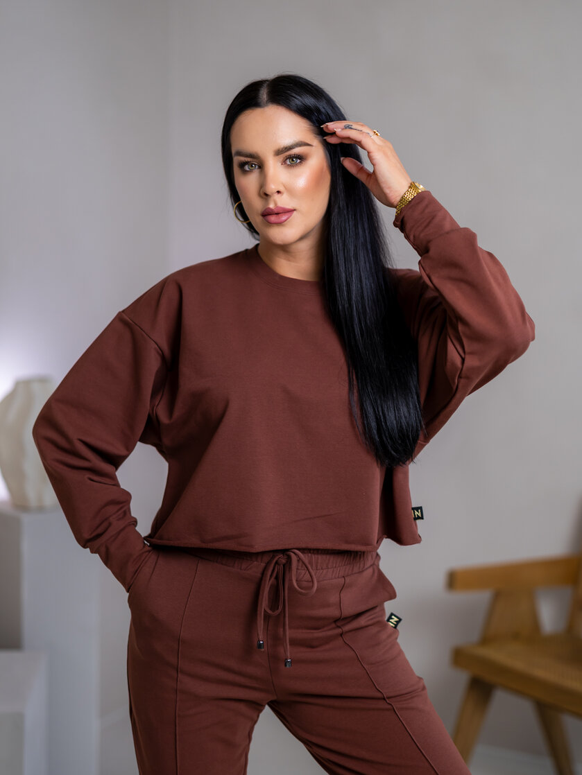 OVERSIZE MIKINA “ARIANNA“ BEZ DOLNÉHO PATENTU