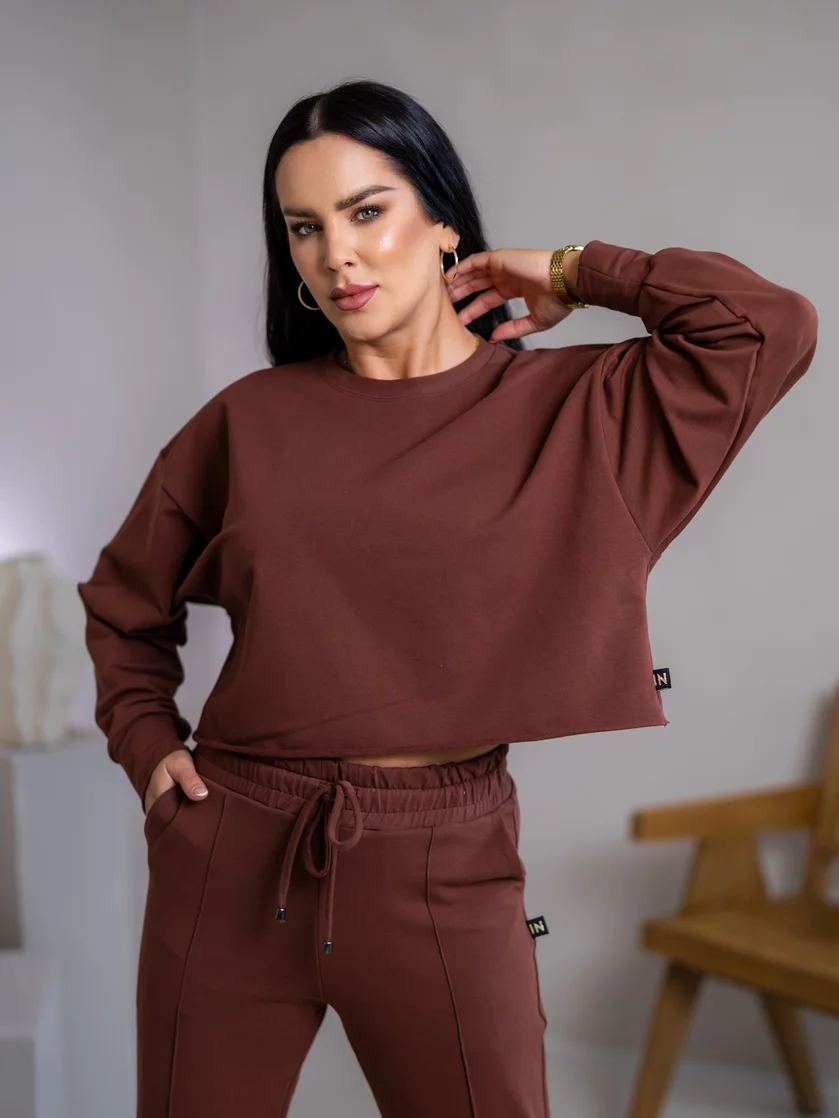 OVERSIZE MIKINA “ARIANNA“ BEZ DOLNÉHO PATENTU