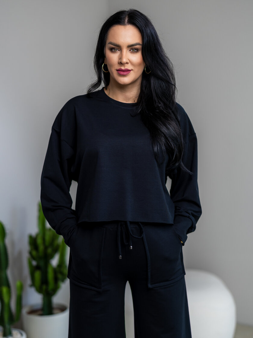 OVERSIZE MIKINA “ARIANNA“ BEZ DOLNÉHO PATENTU
