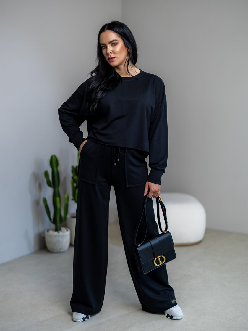 OVERSIZE MIKINA “ARIANNA“ BEZ DOLNÉHO PATENTU