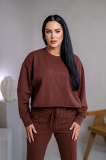 OVERSIZE MIKINA “ARIANNA“ BEZ DOLNÉHO PATENTU