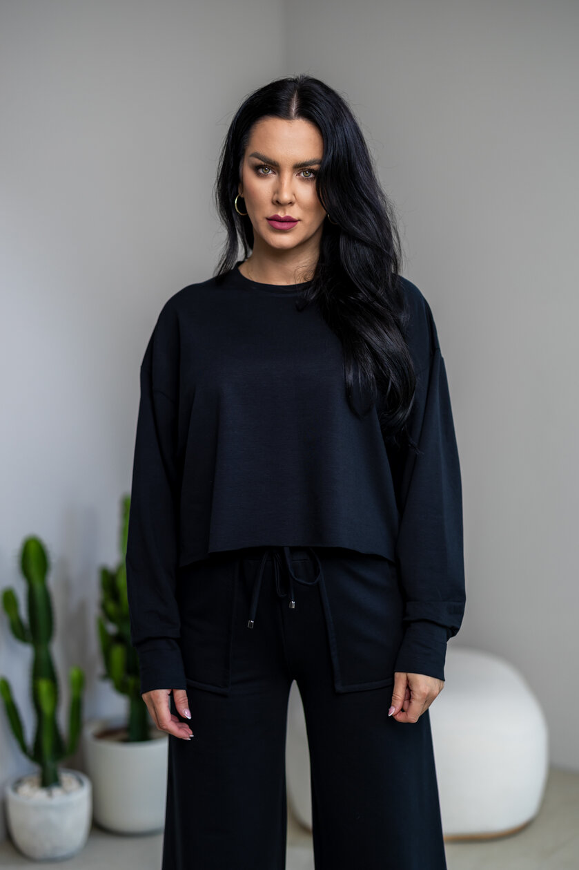 OVERSIZE MIKINA “ARIANNA“ BEZ DOLNÉHO PATENTU