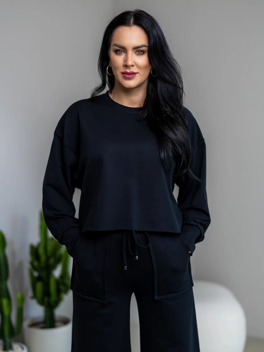 OVERSIZE MIKINA “ARIANNA“ BEZ DOLNÉHO PATENTU