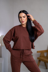 OVERSIZE MIKINA “ARIANNA“ BEZ DOLNÉHO PATENTU