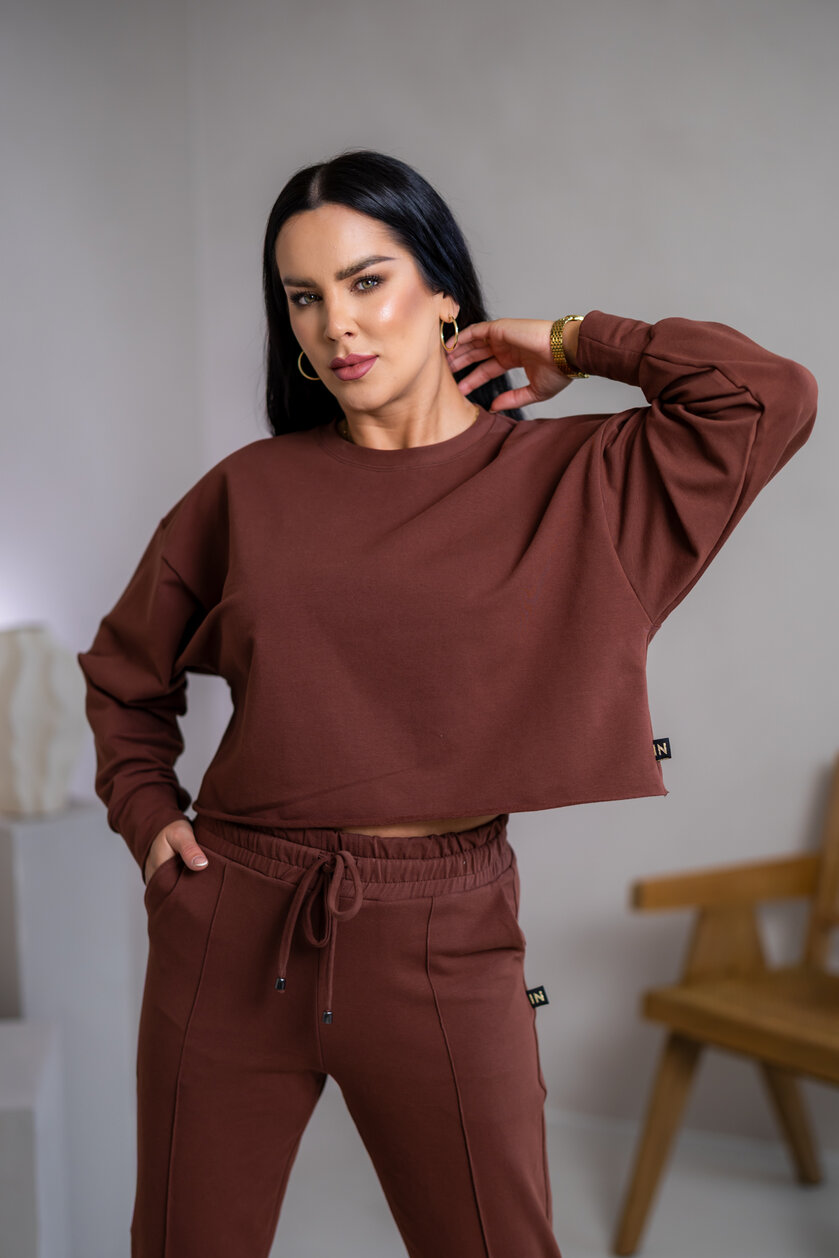 OVERSIZE MIKINA “ARIANNA“ BEZ DOLNÉHO PATENTU