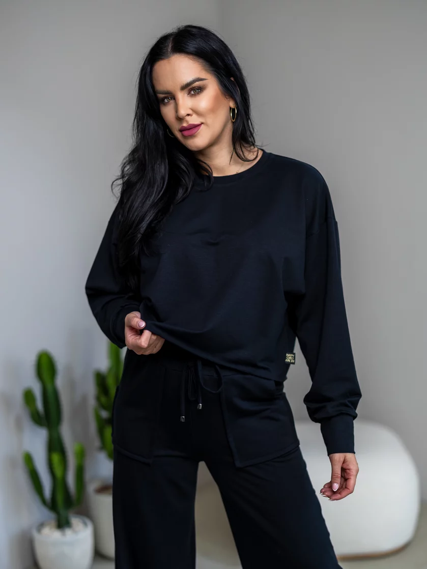 OVERSIZE MIKINA “ARIANNA“ BEZ DOLNÉHO PATENTU