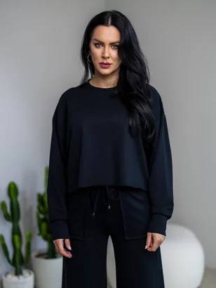 OVERSIZE MIKINA “ARIANNA” BEZ DOLNÉHO PATENTU