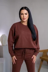 OVERSIZE MIKINA “ARIANNA“ BEZ DOLNÉHO PATENTU
