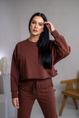 OVERSIZE MIKINA “ARIANNA“ BEZ DOLNÉHO PATENTU