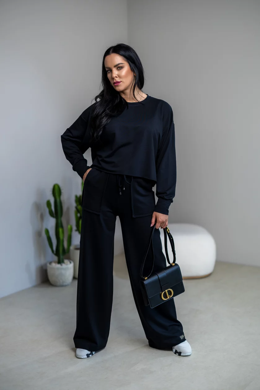 OVERSIZE MIKINA “ARIANNA“ BEZ DOLNÉHO PATENTU