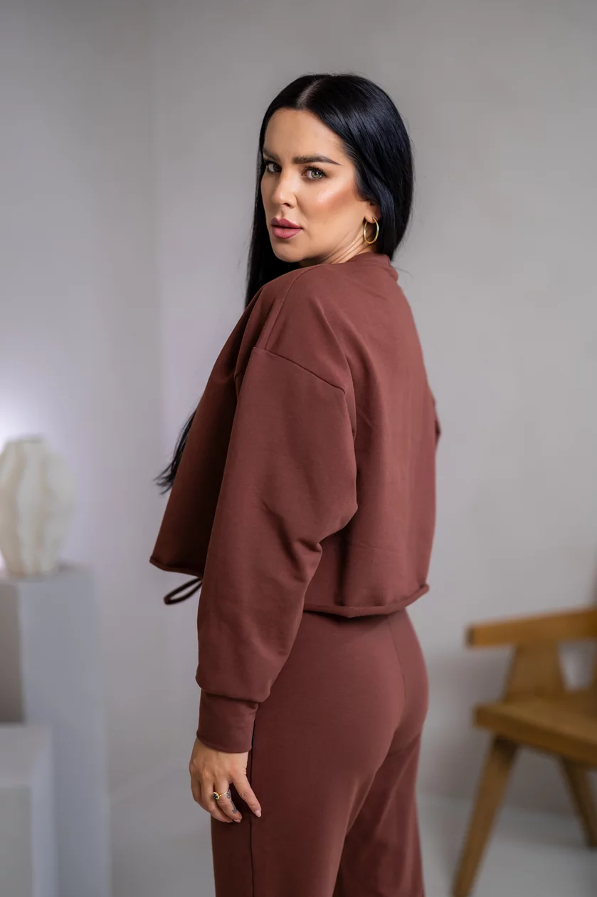 OVERSIZE MIKINA “ARIANNA“ BEZ DOLNÉHO PATENTU