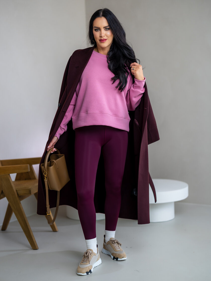 OVERSIZE MIKINA “ARIANNA” - ZÁKLADNÁ DĹŽKA - HLADKÁ