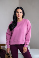 OVERSIZE MIKINA “ARIANNA” - ZÁKLADNÁ DĹŽKA - HLADKÁ
