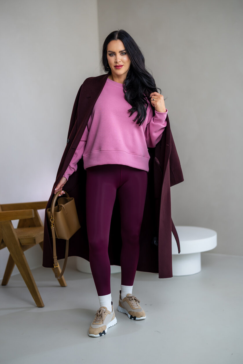 OVERSIZE MIKINA “ARIANNA” - ZÁKLADNÁ DĹŽKA - HLADKÁ