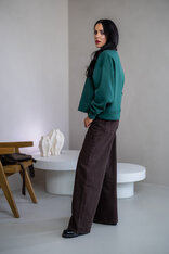 OVERSIZE MIKINA “ARIANNA” - ZÁKLADNÁ DĹŽKA - HLADKÁ