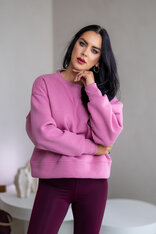 OVERSIZE MIKINA “ARIANNA” - ZÁKLADNÁ DĹŽKA - HLADKÁ