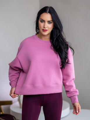 OVERSIZE MIKINA “ARIANNA” - ZÁKLADNÁ DĹŽKA - HLADKÁ