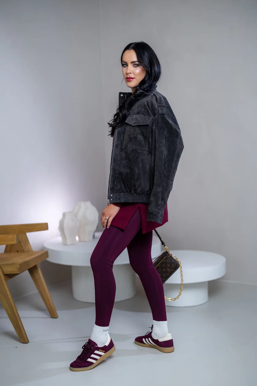 OVERSIZE MIKINA S RÁZPORKAMI “HEIDI” - HLADKÁ