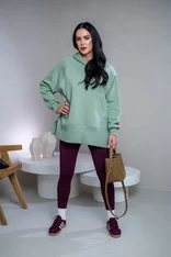 OVERSIZE MIKINA S RÁZPORKAMI “HEIDI” - S VRECKOM A KAPUCŇOU