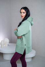 OVERSIZE MIKINA S RÁZPORKAMI “HEIDI” - S VRECKOM A KAPUCŇOU