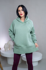 OVERSIZE MIKINA S RÁZPORKAMI “HEIDI” - S VRECKOM A KAPUCŇOU