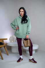 OVERSIZE MIKINA S RÁZPORKAMI “HEIDI” - S VRECKOM A KAPUCŇOU