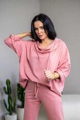 OVERSIZE MIKINA “VIVIENE” S KAPUCŇOU