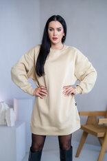 OVERSIZE MIKINOŠATY “ARIANNA” - HLADKÉ