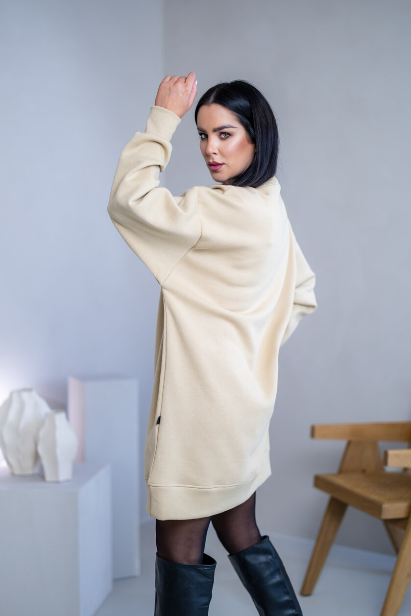 OVERSIZE MIKINOŠATY “ARIANNA” - HLADKÉ