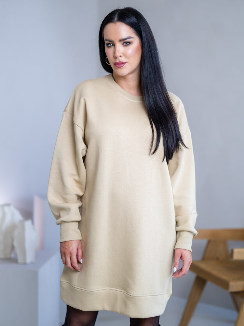 OVERSIZE MIKINOŠATY “ARIANNA” - HLADKÉ