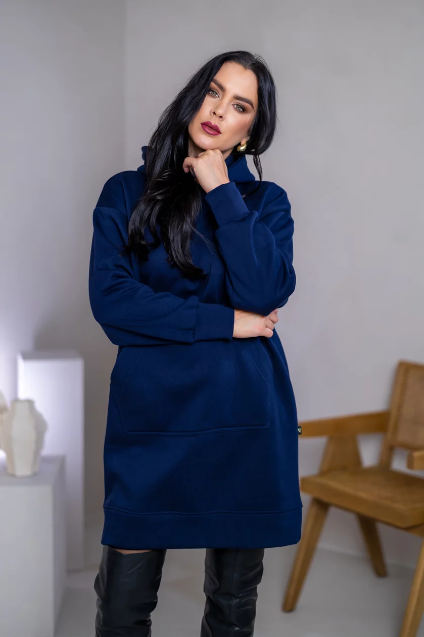 OVERSIZE MIKINOŠATY “ARIANNA” - S VRECKOM A KAPUCŇOU