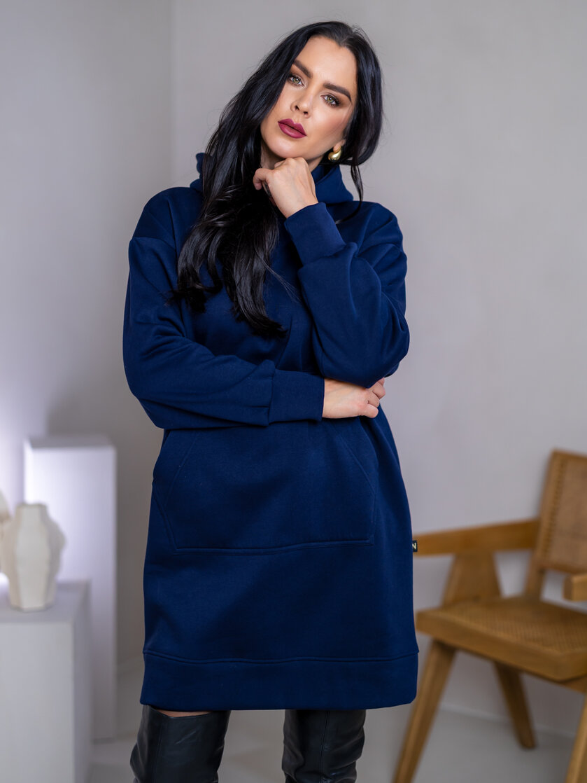 OVERSIZE MIKINOŠATY “ARIANNA” - S VRECKOM A KAPUCŇOU